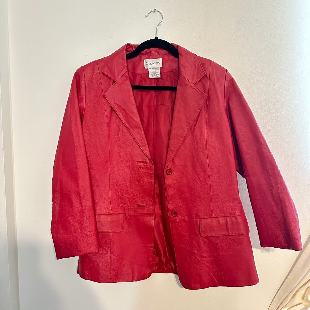 Leather Blazer